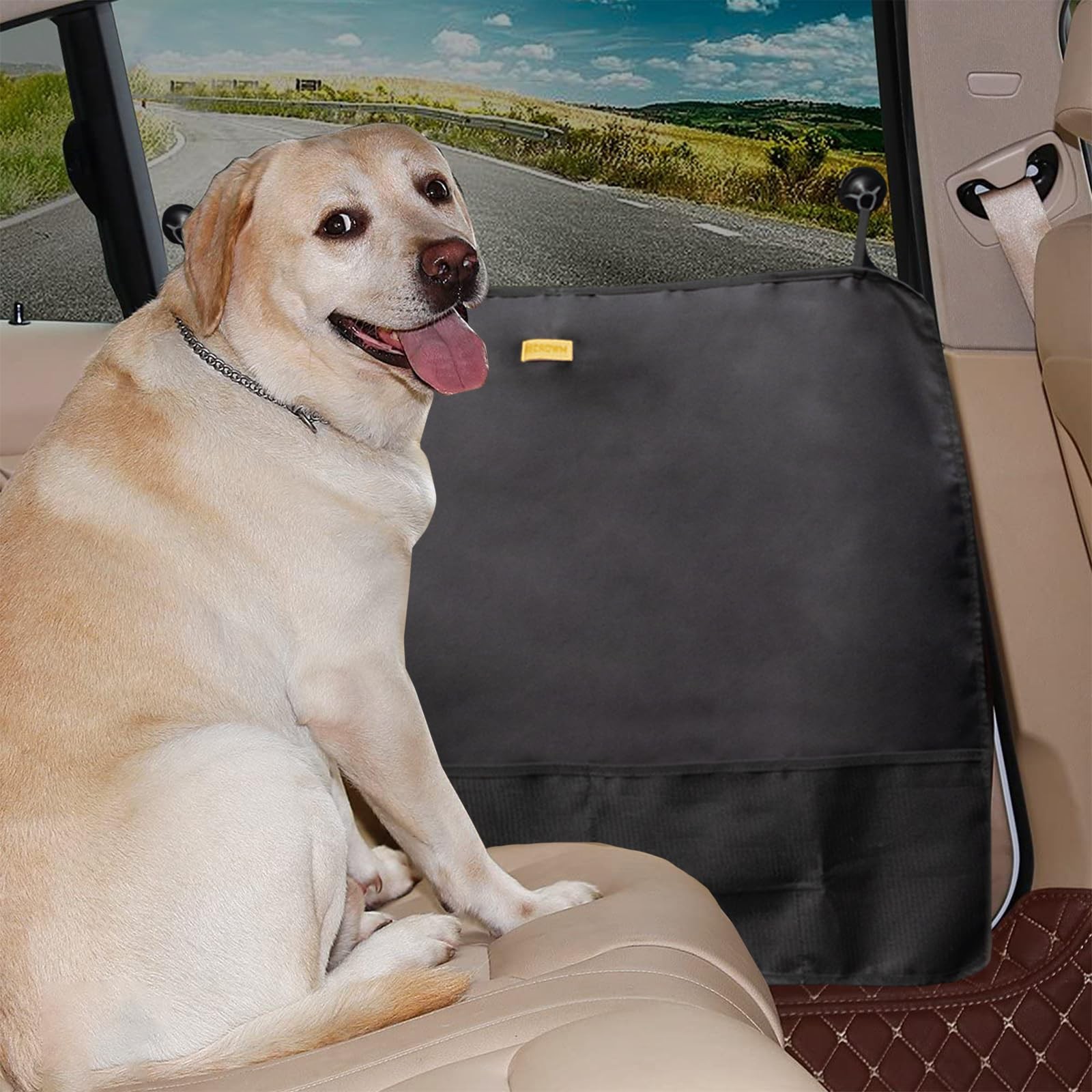2 Confezioni Accessori da Viaggio Auto per Cani - Coprisedile Porta per Veicolo Pe...