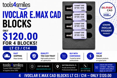 CEREC IPS Emax Cad Blocks HT C3 C14 (4 Blocks)