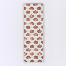 2x6 Inch Autumn Pumpkin Paper Bookmark, Cozy Fall, Laminated & Handcrafted