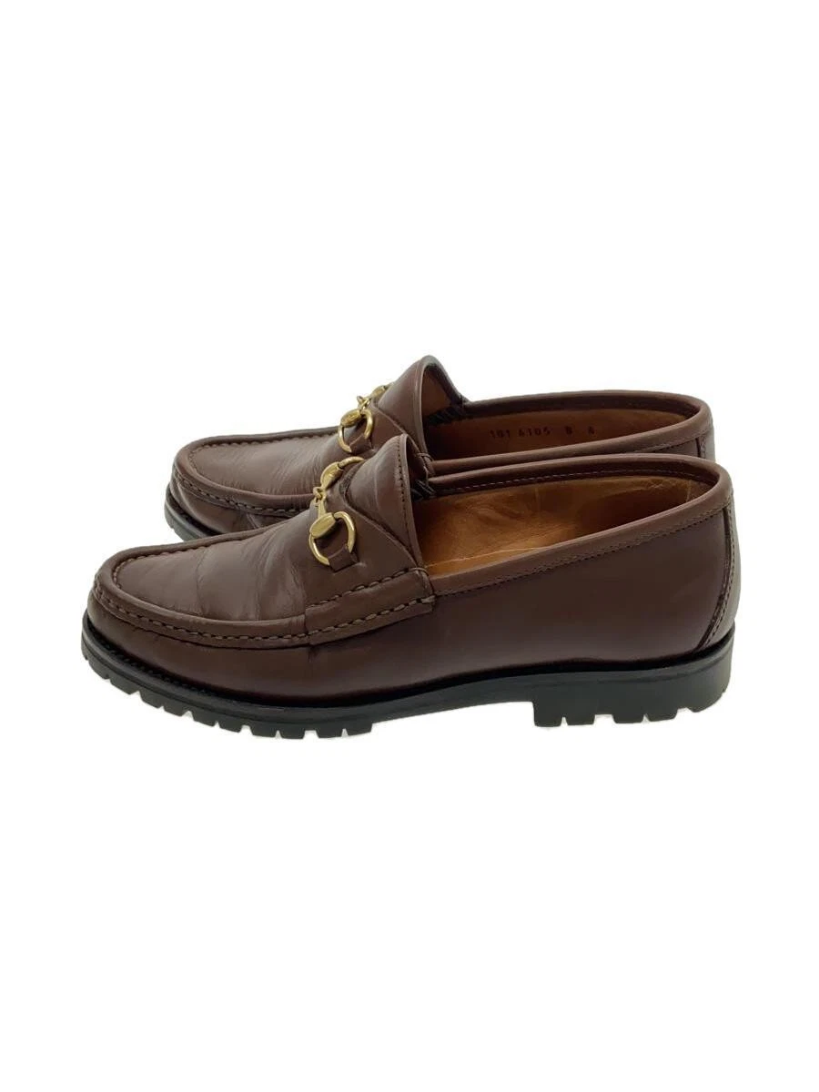 Escarpins Gucci marron taille 24,5 talon 2,5 cm occasion chaussures haute qualité
