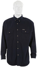 SBS3002 - MCR Safety Summit Breeze  Flame Resistant FR Work Shirt - Navy L