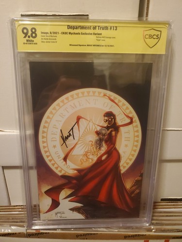 Department Of Truth 13 Cbcs 9.8 Ltd To 500 CKOC Exclusive Signed By Marat...