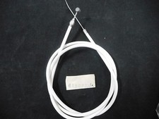 Cable de freno trasero de bicicleta vintage Raleigh o Phillips blanco acanalado 107 cm/119 cmNOS