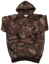 F-Bomb Morale Gear - Camo Woobie Hoodie - Lightweight Nylon Tactical Pullover