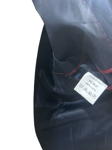 Traje Hombre Sartoriale Made IN Italy Azul Fresco Lana Slim D7 46 Muelle Verano - Imagen 6 de 14