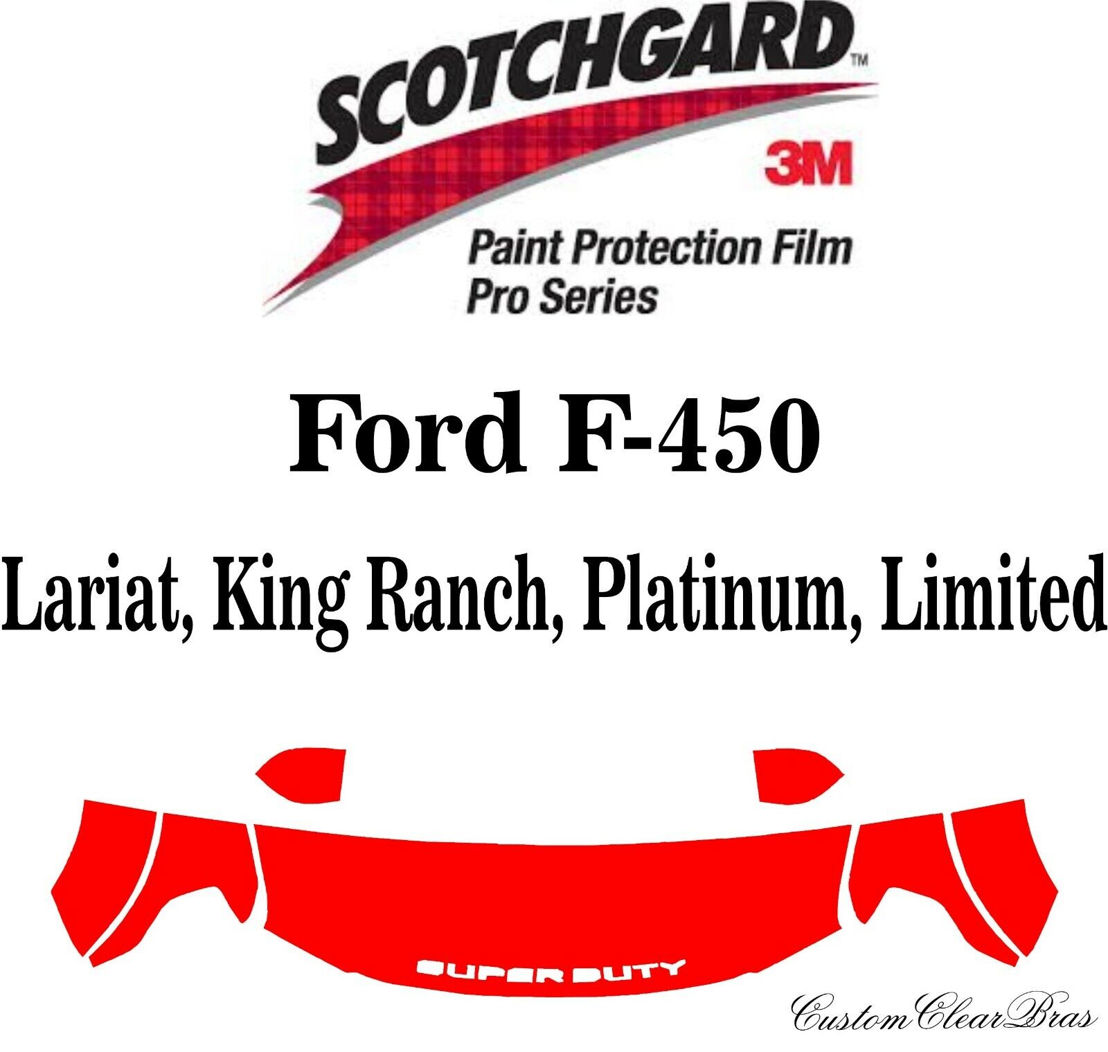 3M Scotchgard Paint Under blast sales Protection Film Pro S Bargain sale Series Ford F-450 2019