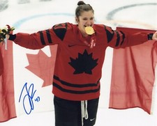 Jamie Lee Rattray signed Team Canada 2018 Olympics women's hockey 8x10 photo #2