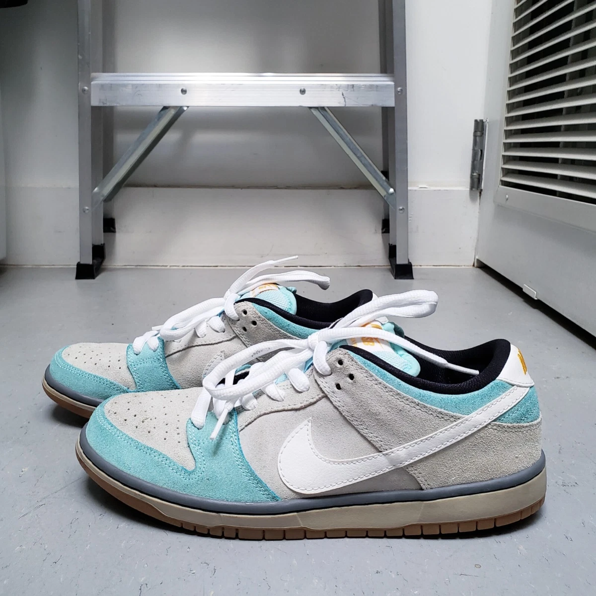 Admirable elefante Resonar NIKE 304292 410 Sneakers SB Dunk Low Gulf of Mexico Glacier Sz 8 Worn Once  NICE | eBay