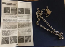 Marvin’s Magic Incredible Houdini Chains With Printed Instructions- LN