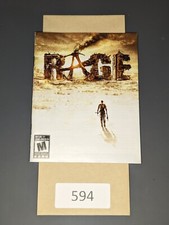 Rage Sony PlayStation 3, 2011  MANUAL ONLY 