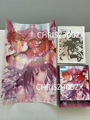 Fate Stay Night Heavens Feel 3 Blu-ray Limited Edition + Poster + Acrylic Plate