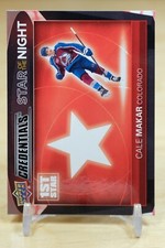 2021-22 UD Credentials Star of The Night #1S-9 Cale Makar