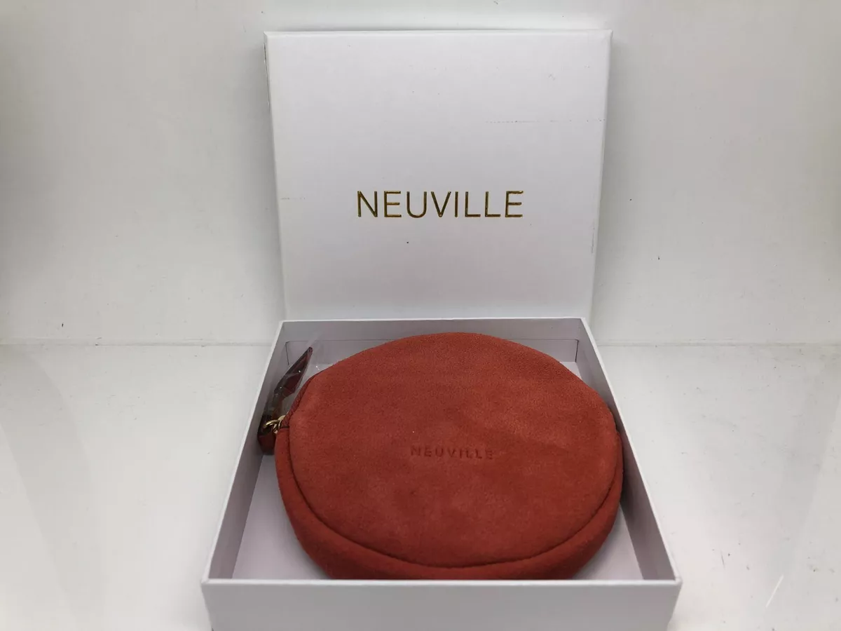 Pouch Round Woman Neuville Model LUA Color Salmon New