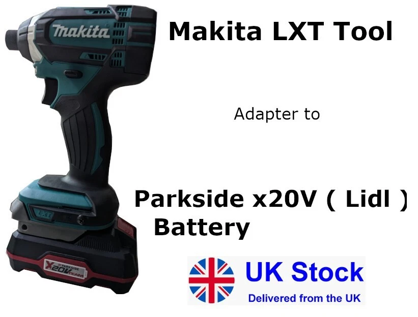 Parkside x20V Battery to Makita 18v LXT Tools Battery adapter converter