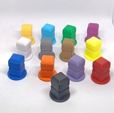 5x Coloured Snaplok Quick Release Knuckle Insert Block For Preston Innovations