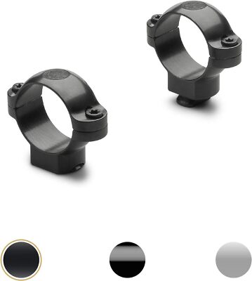 30Mm Medium Matte Scope Rings For Leupold Std Bases Precision Engineered Steel