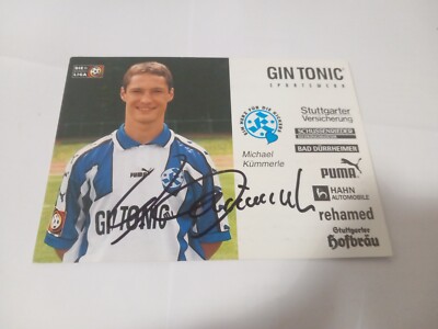 Signierte AK Michael Kümmerle Stuttgarter Kickers NEU 