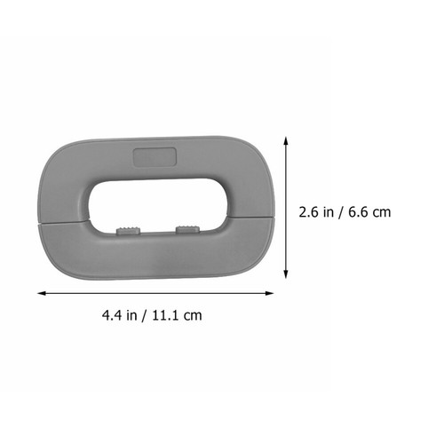 1 Set 2 Stück Mehrzweck Schranktür Kühlschrank Sicherheitsschlösser (weiß grau) - Bild 5 von 12