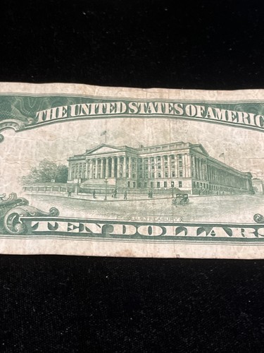 1929 $10 LIBERTY NATIONAL BANK PITTSTON PENNSYLVANIA NATIONAL CURRENCY CH# 11865 - Picture 6 of 7