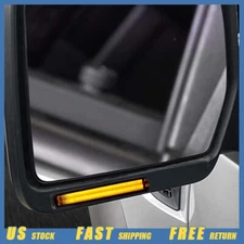Dynamic Smoked LED Under Side Mirror Turn Signal Lights For Ford F-150 2004-2014