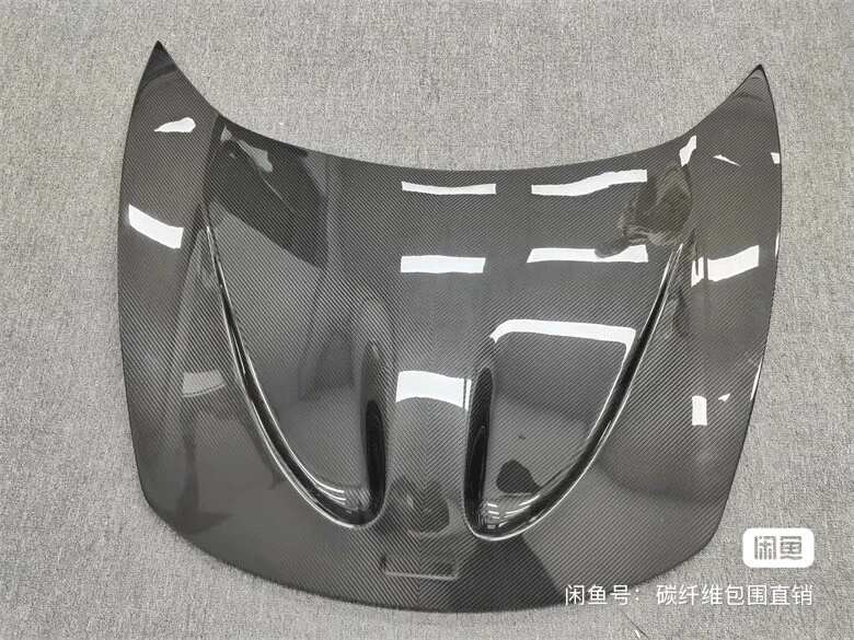 Real Carbon Fiber Front Panel Hood Bonnet Scoop Cover For McLaren 650S P1 Style - Image 2 of 3