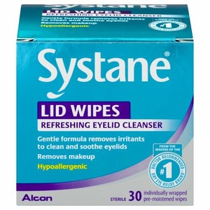 Systane Lid Wipes Refreshing Hypoallergenic Eyelid ...