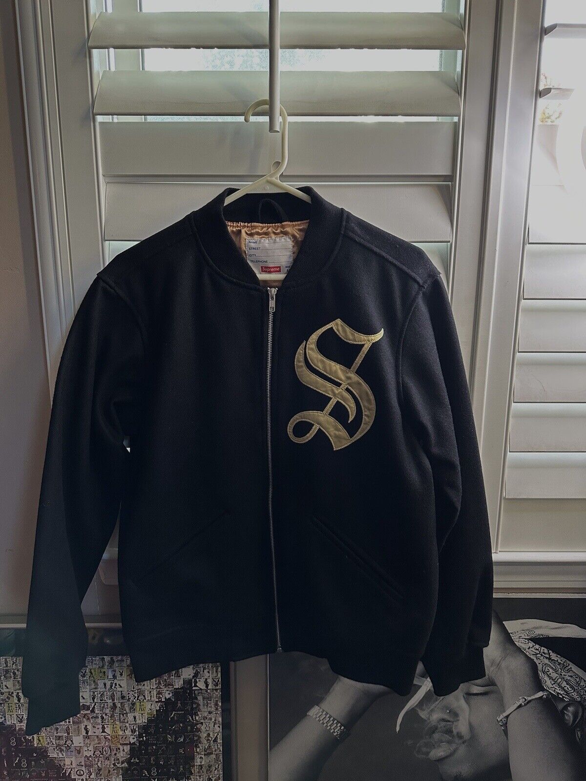 Supreme Old English Varsity Jacket ‘Supreme Means… - image 2