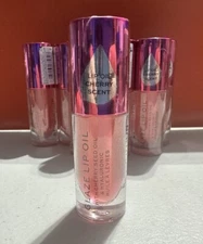 New Makeup Revolution Glaze Lip Oil Cherry Seed Oil: Glam Pink