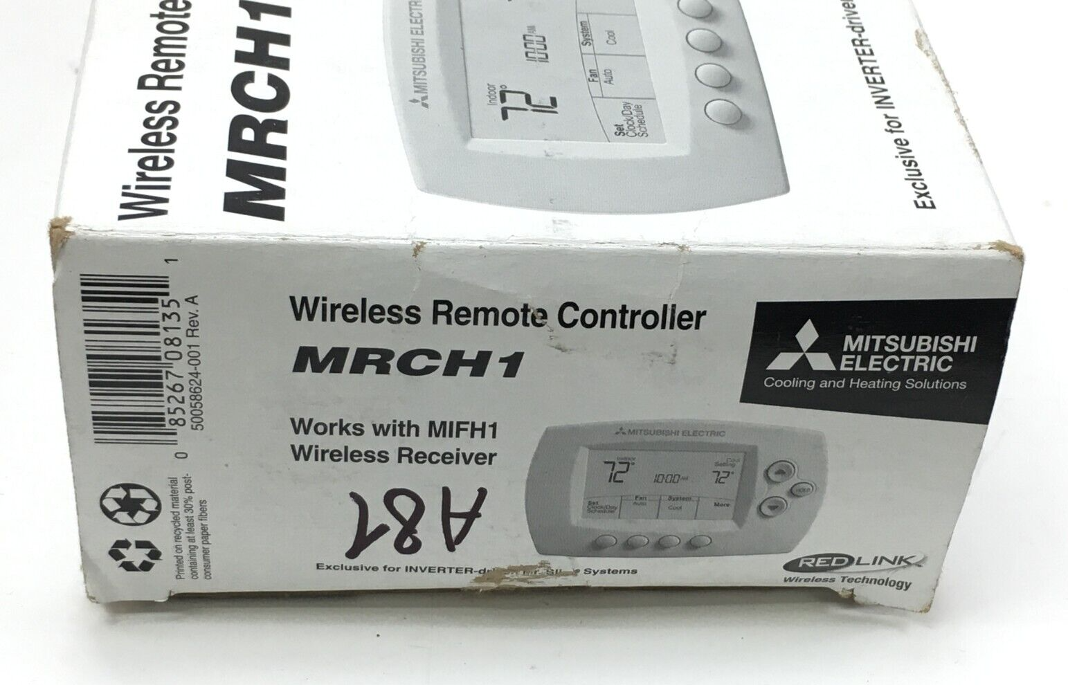 Mitsubishi Electric MRCH1 Wireless Remote Controller new old stock A81