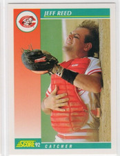 Jeff Reed 1992 Score Baseball Base Common #311 Cincinnati Reds
