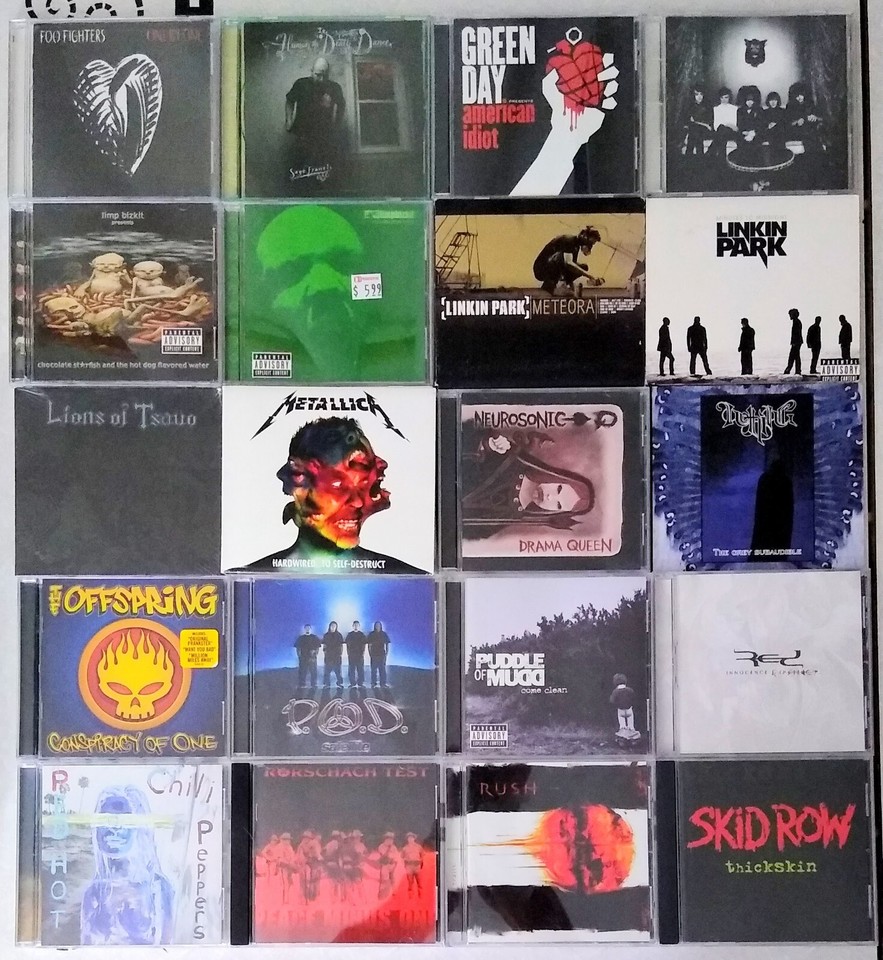 Lot of 56 Different 2000s Hard Rock/Heavy Metal CDs eBay