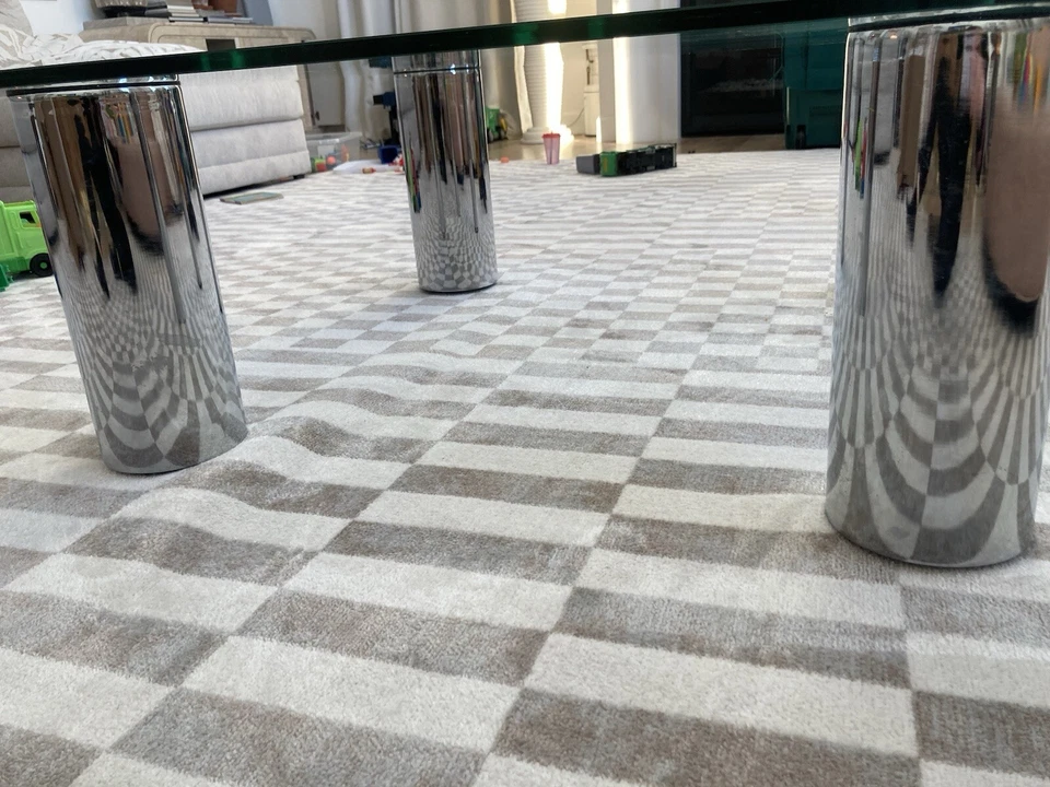 Mesa de centro vintage estilo Leon Rosen de Pace Foto 3 de 4