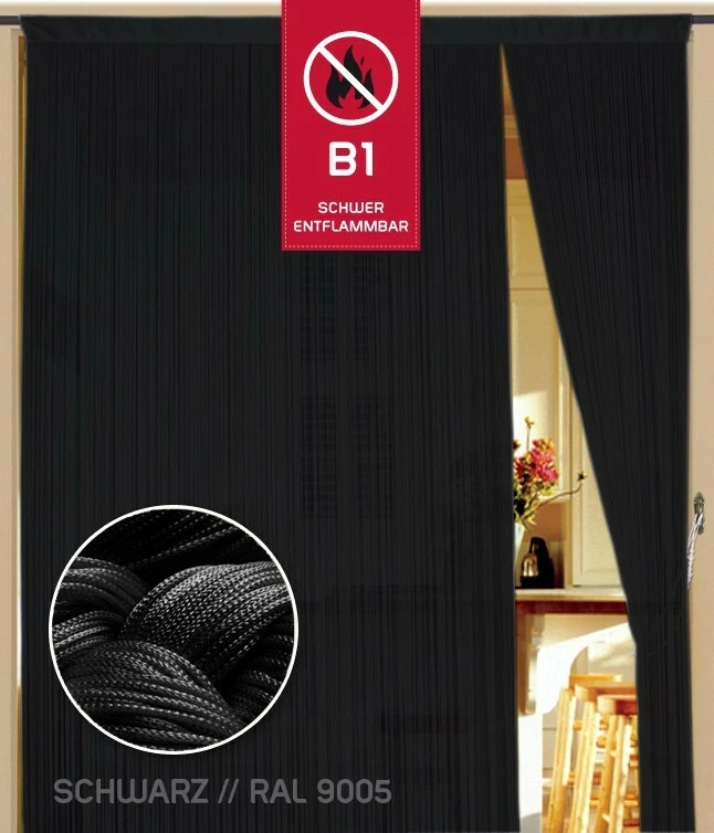 Fadenvorhang 3 x Fadenvorhang braun 90 x 245 cm, relaxdays Fadenvorhang 3 x Fadenvorhang braun 90 x 245 cm, relaxdays
