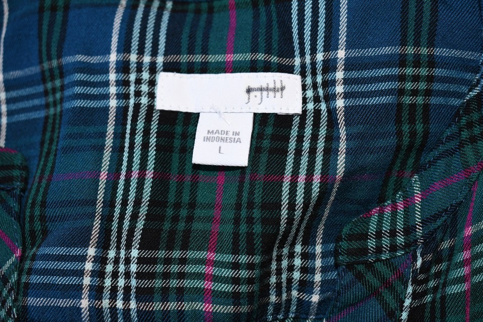 J. Jill Multicolored Long Sleeve Top Size L eBay