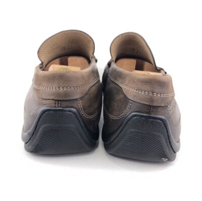 Ecco Brown Leather Slip on Loafers EUR 44 Mens Size 10-10.5  display picture 3