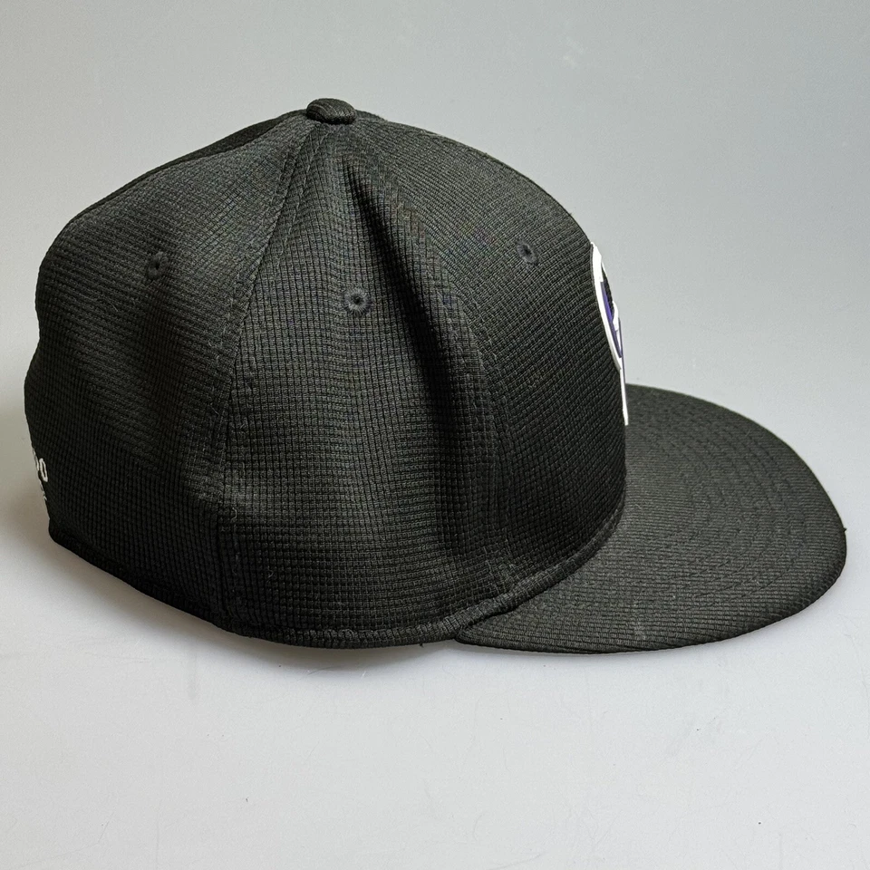 Colorado Rockies Hat 7 1/8 Fitted Black Batting Practice New Era 59Fifty - Image 2 of 4