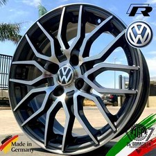 KIT 4 CERCHI IN LEGA LIMEROCK DARK 6.5X16 4X100 ET40 PER VW UP! LUPO POLO