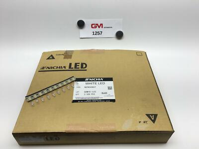10x Nichia bedrahtete LEDs NSPW500BST White Wired LED Stripes weiss NSPW500