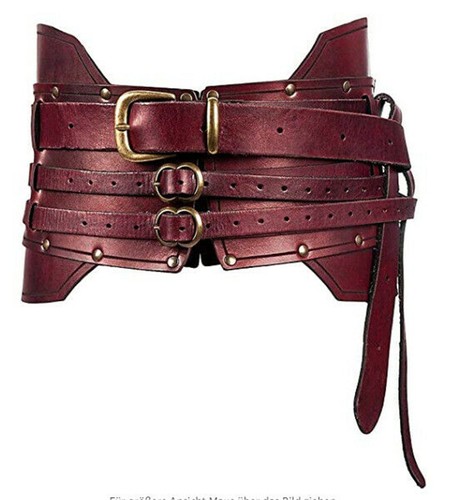 Cinturón Ancho Medieval Vintage Caballero Armadura V Pirata Hombres Cinturón Accesorios Nuevo - Imagen 9 de 9