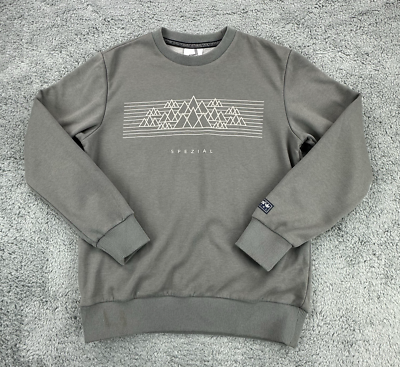 Adidas SPZL Spezial Jumper Sweatshirt Mens Medium Gray Trefoil Crewneck  Pullover | eBay