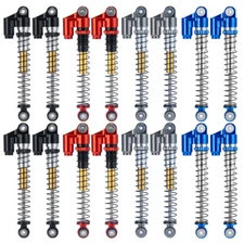 RCBATER 4Pcs 48mm Threaded Shocks for Axial SCX24 All Model Crawler Cars Upgrade