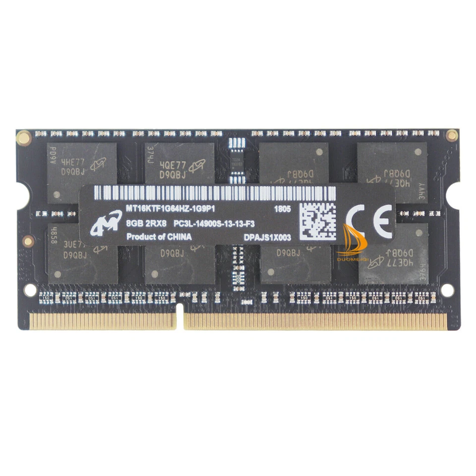 4x8GB RAM Micron 2RX8 DDR3L 1866MHz PC3L-14900S 204PIN SODIMM  Laptop Memory&* - Image 3 of 4
