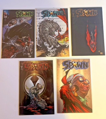 Spawn Run Lot #72,73,74,75,76 (Image Comics 1992) McFarlane VF-NM
