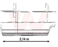 Seitenwand Beidseitig AußEn LäNgsblech FüR Fiat Ducato Kasten 280 280_