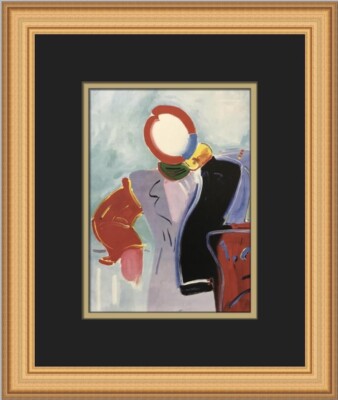 Peter Max Dega Man Custom Framed Print Free Shipping