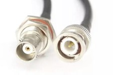 BNC Male to BNC Female Bulkhead ACI195 Coax Low Loss RF Pigtail Cable USA