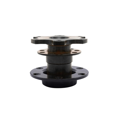 Car 6 Holes Quick Release Steering Wheel Hub Adapter Snap Off Kit w/Screws Black - Picture 5 of 9