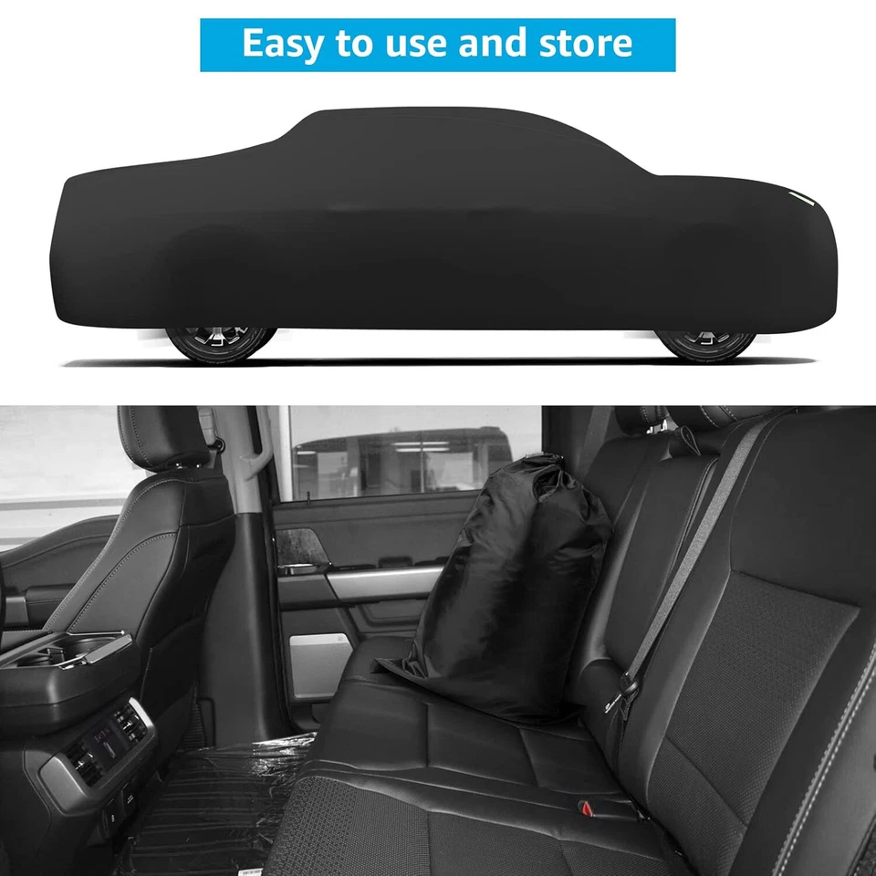 Cubierta de auto impermeable para camioneta Ford F-150 exterior polvo solar todo clima EE. UU. Foto 4 de 4