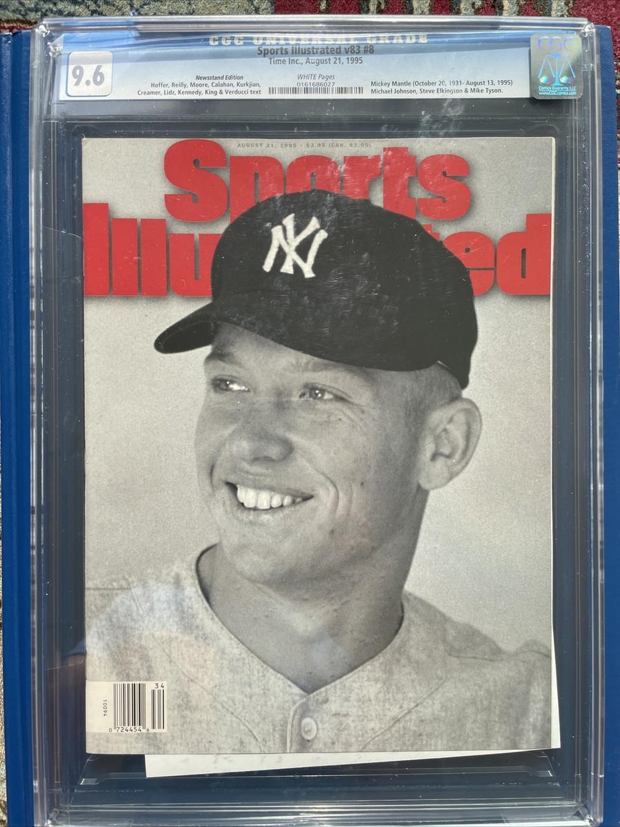 Death Of Mickey Mantle SPORTS ILLUSTRATED 8/21/95 Newsstand White