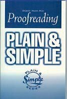 #ad Proofreading Plain and Simple In Plain English Series By Debra $8.92
